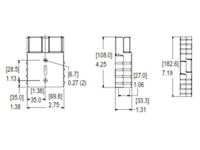 SB350 RED - Power Connectors -