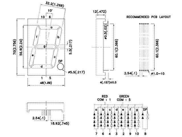 SBC23-11SURKCGKWA - LED Displays -
