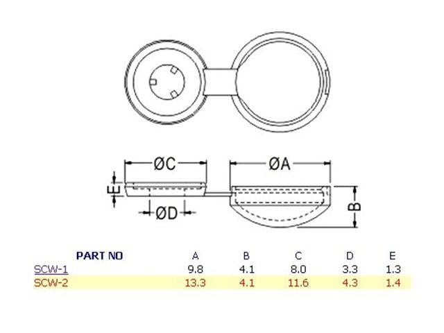 SCW-1 - Fasteners Hardware -