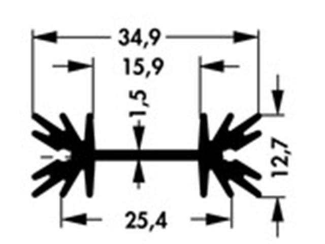 SK104LS-25,4 - Heatsinks -
