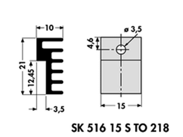 SK516 - 15STO218 - Heatsinks - 