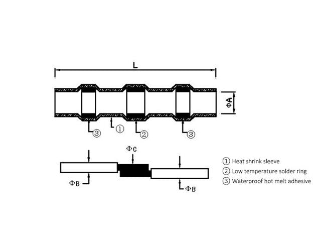 SOLDER BUTT CONNECTOR 0.5-1MM - Cable Lugs, Terminals & Splices -