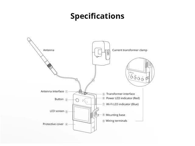 SONOFF ENERGY MONITOR POWCT - Home Automation - 6920075741889