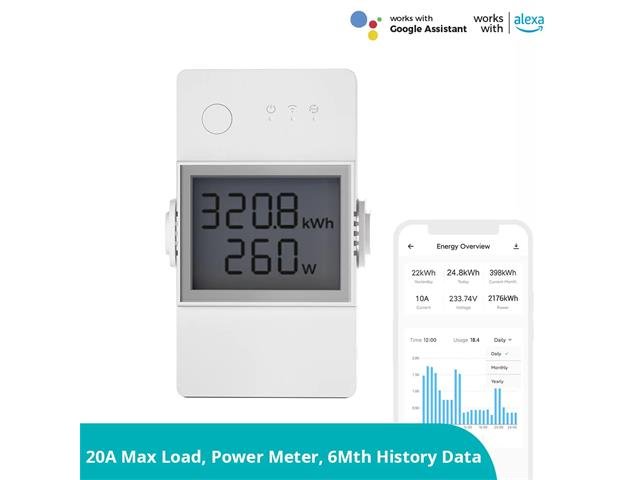 SONOFF ENERGY MONITOR POWR320D - Home Automation - 6920075777505