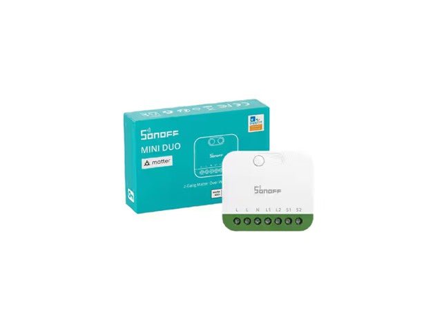 SONOFF MINI - 2GS 2 GANG MATTER SW - Home Automation - 6920075743623