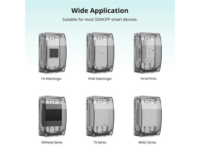 SONOFF W/PROOF ENCLOSURE R2 - Home Automation - 6920075778144