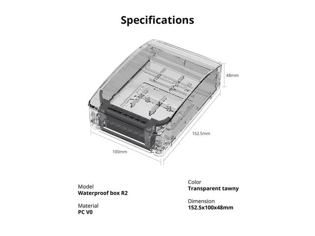 SONOFF W/PROOF ENCLOSURE R2 - Home Automation - 6920075778144