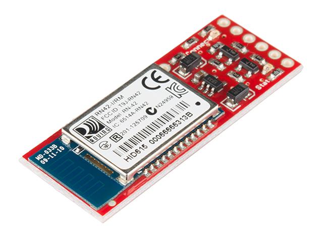 SPF BLUETOOTH MODEM SMIRF SILVER - Breakout boards / Shields / Modules -
