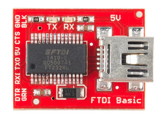 SPF FTDI BASIC BREAKOUT - 5V - Breakout boards / Shields / Modules -