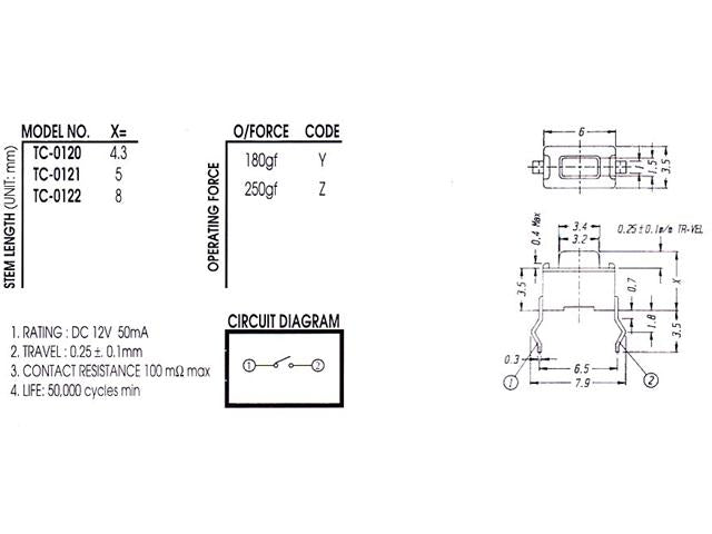 TC0121Y - Switches -