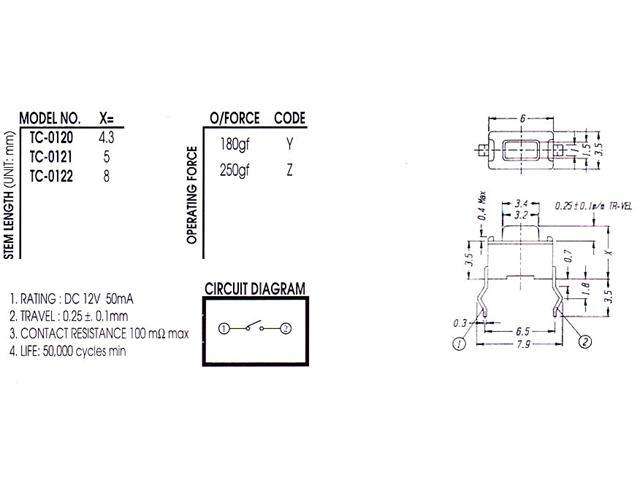 TC0122Y - Switches -