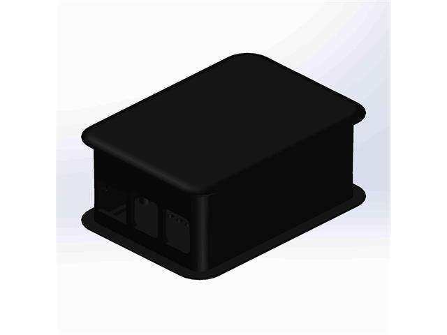 TEKO RASPBERRY PI2B/PI3 ENCL BLK - Internet of thingsÂ (IoT) Enclosures -