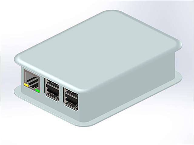 TEKO RASPBERRY PI2/PI3 B ENC WHT - Internet of things (IoT) Enclosures -