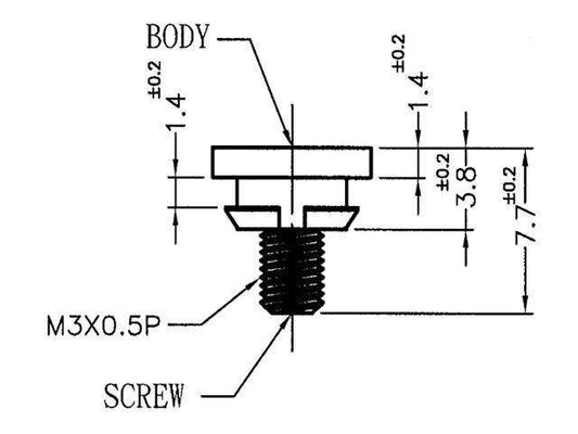 TGM-69H(BU) - Fasteners Hardware -