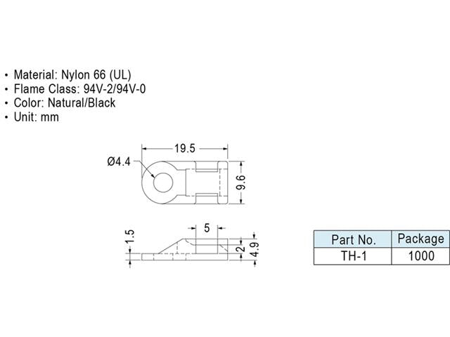TH-1 - Cable Fasteners & Fixings -