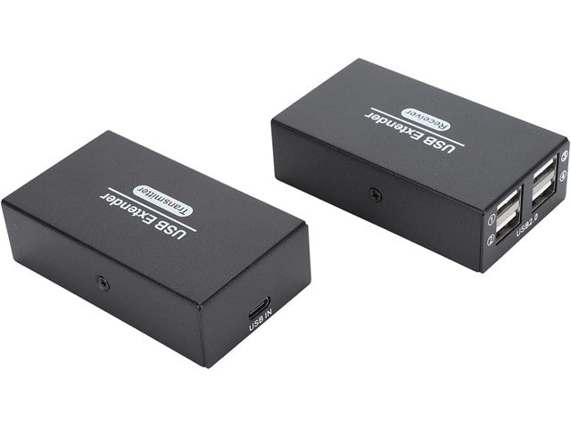 USB 2.0 EXTENDER 4 PORT 100M MAX - USB Hubs, Adaptors, & Extenders - 