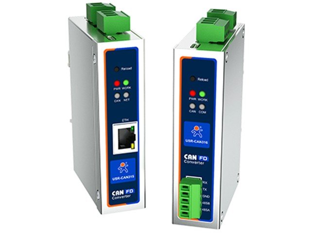 USR CAN316 CANFD TO RS485/RS232 - Industrial IoT Wi - fi Solutions - 