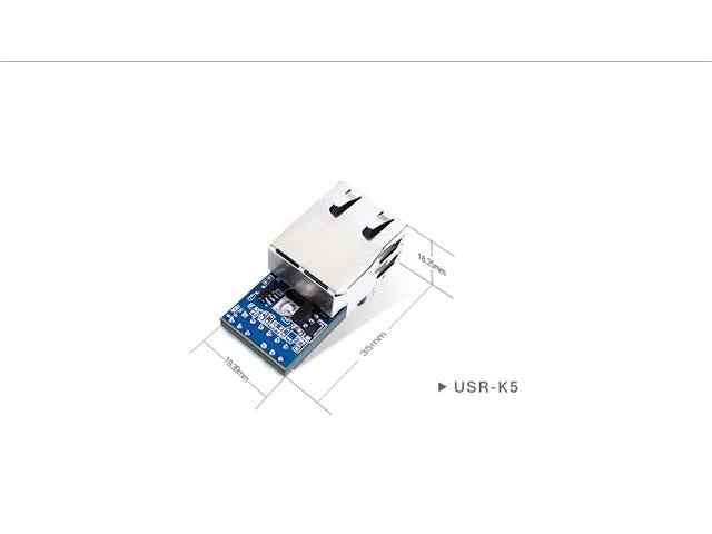 USR K5 UART TO ETHERNET MODULE - INDUSTRIAL IoT Wi-fi SOLUTIONS -