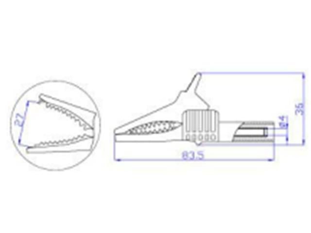 XY-AK2B-25E RED - Test Clips -