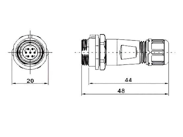 XY - CC131 - 7P - II - Circular Connectors - 