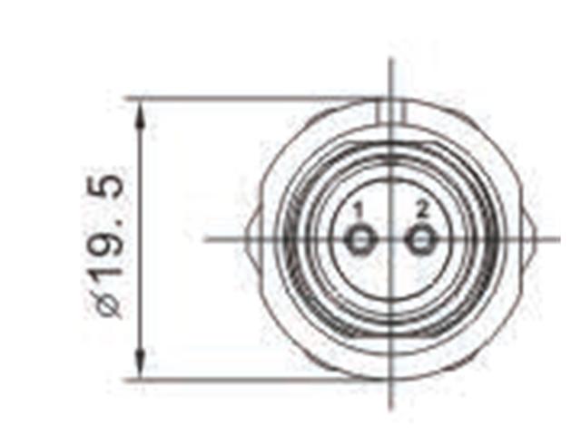 XY - CC132 - 2P - Circular Connectors - 