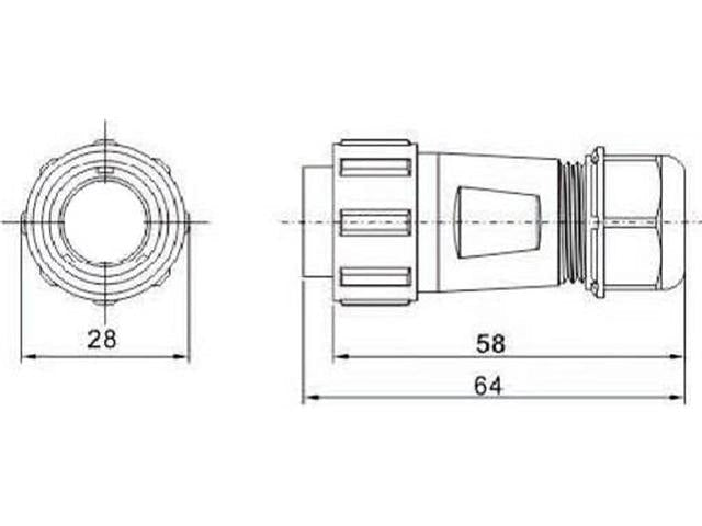 XY - CC210 - 5AS - I - 1N - Circular Connectors - 