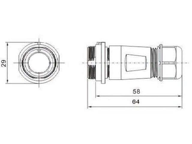 XY - CC211 - 3S - I - 1C - Circular Connectors - 