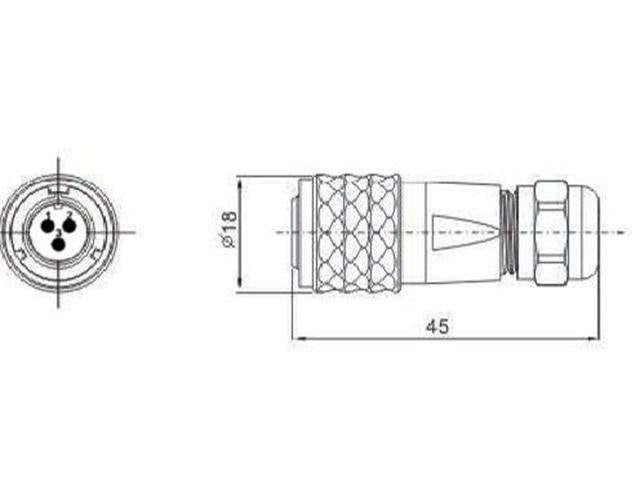 XY - CCM210 - 3P - Circular Connectors - 