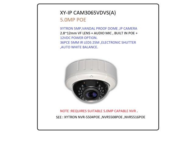 XY-IP CAM3065VDVS(A) 5.0MP POE - CCTV Products & Accessories -