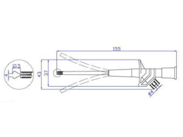 XY-KLEPS2600E-RED - Test Clips -