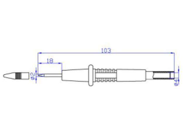 XY-PRUF2400E-BLU - Test Leads & Probes -