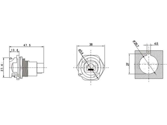 XY-RJ45F71 - Interface Connectors -