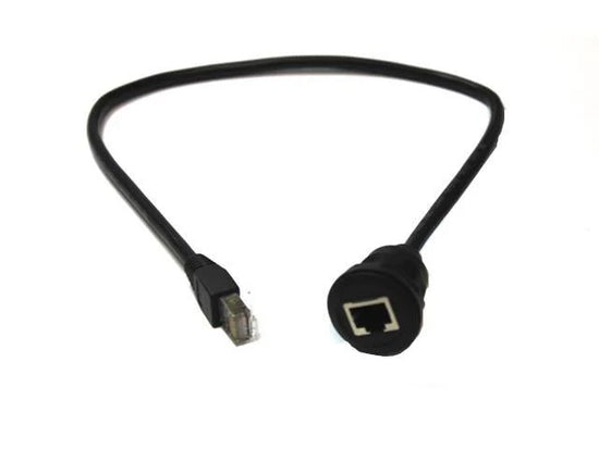 RJ45 Panel Receptacle Plastic Cordset - XY-RJ45PSF-2/40