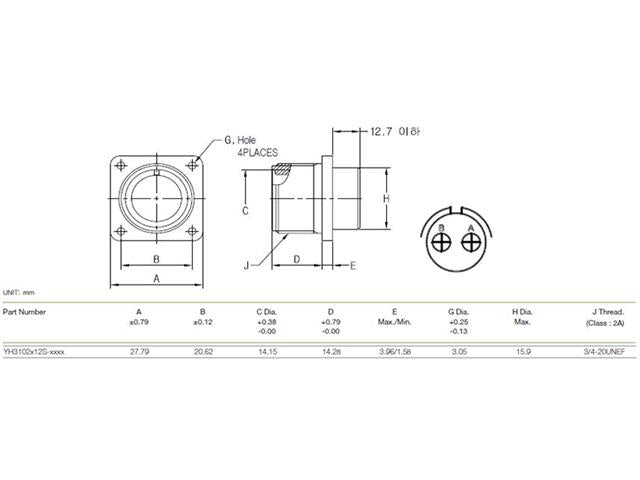 XY3102A-12S-3S - MIL-Spec / MIL-Type -