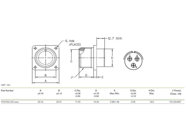 XY3102A-14S-7S - MIL-Spec / MIL-Type -