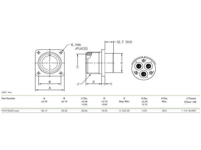 XY3102A-20-22P - MIL-Spec / MIL-Type -