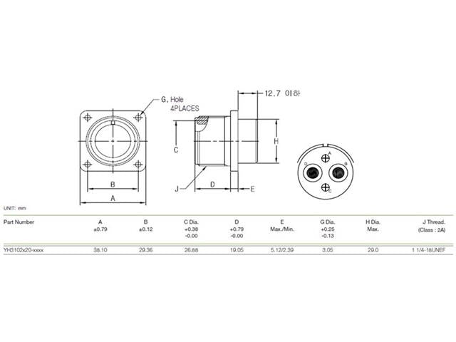 XY3102A - 20 - 24P - MIL - Spec / MIL - Type - 