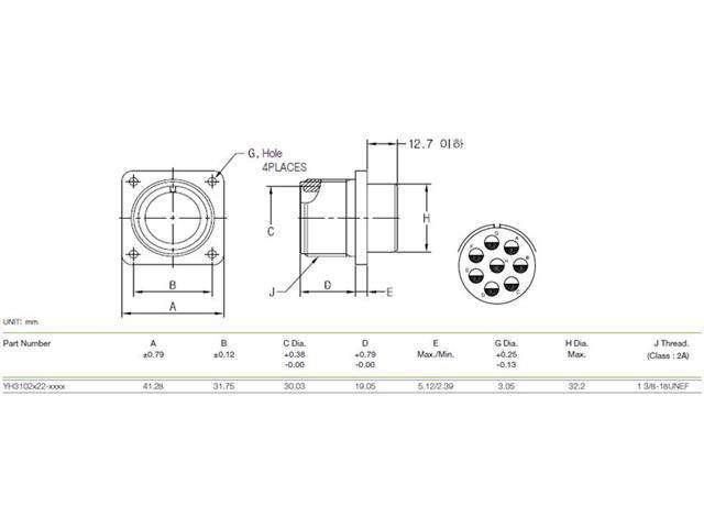 XY3102A-22-23S - MIL-Spec / MIL-Type -