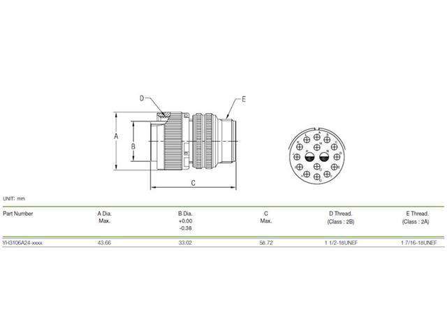 XY3102A-24-7P - MIL-Spec / MIL-Type -
