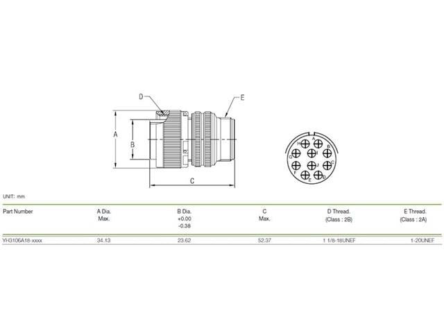 XY3106A-18-1S - MIL-Spec / MIL-Type -