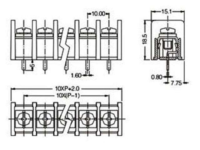 XY855A-10P - Terminals -