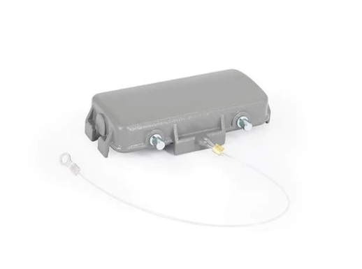 H16B-MCV-4B/2 - Protection Cover Metal w/4 Pegs For "16B" Housings w/Small Loop IP65