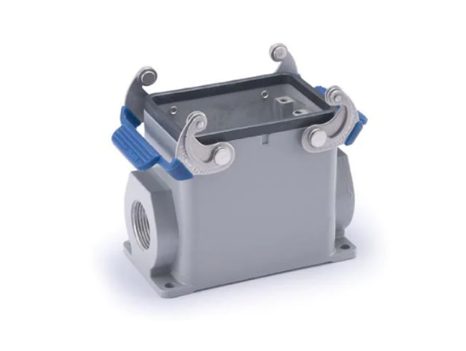 Surface Housing Metal High (81mm) w/2 Loc Levr Side Entry For "32A" Ser. 2xM32 IP65 - H32A-SF-2L/SC-2M32