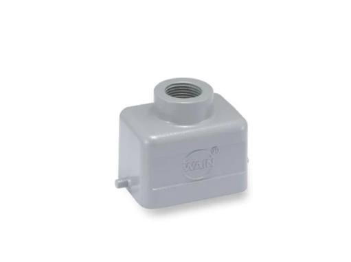 H6B-TE-2B-M20 - Hood Top Entry Metal w/2 Pegs For "6B" Ser. M20 IP65