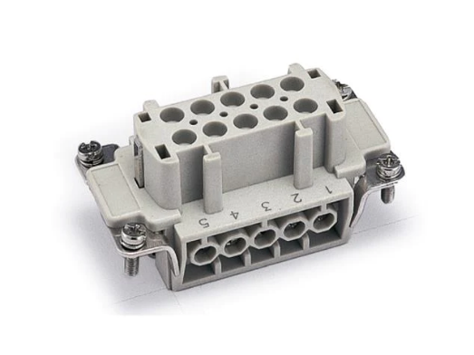 HE-010-F -  Heavy Duty Power Connectors HAN E 10P F SCREW SCREW TERMINATION