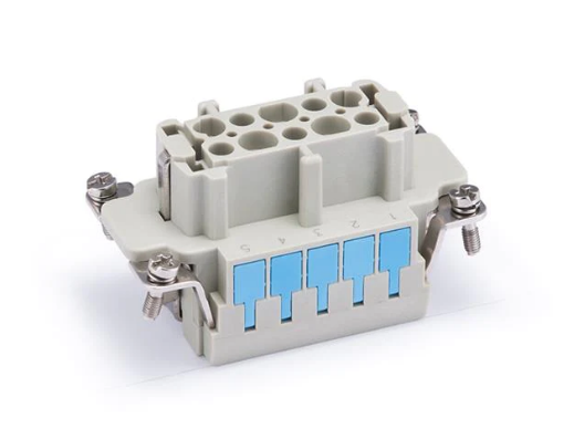 HE-010-FS B - Heavy Duty Power Connectors HAN ES 10B 10P FEMAL CAGE-CLAMP TERM