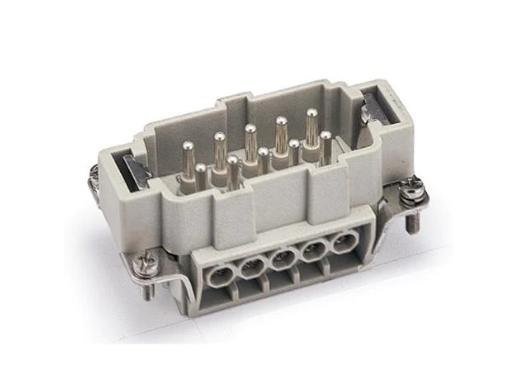 HE-010-M - Heavy Duty Power Connectors HAN E 10P M SCREW SCREW TERMINATION