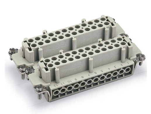 HE-024-F(25-48) - Han E 48-Pin Male Power Connector