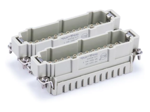 HE-024-MC(25-48) - Heavy Duty Power Connectors MALE INSERT 48 POLE CRIMP TERM