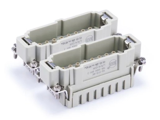 HE-016-MC(17-32) - Han E 32-Pole Male Crimp Insert for Heavy Duty Power Connectors